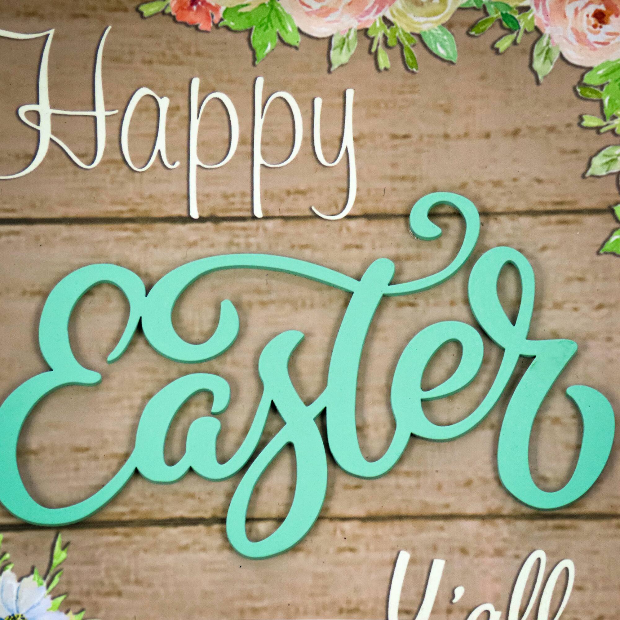 10" Happy Easter Y’all Wall Sign